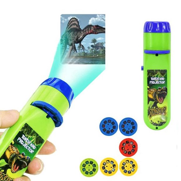 Dinosaurs Flashlight Bedtime Projector Light Educational Toys For kids set of 1 - Picture 9 of 10